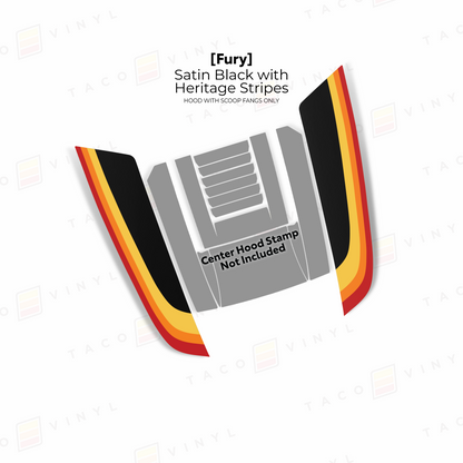 2024+ Tacoma/2025+ 4Runner Fury Hood Scoop Stamp