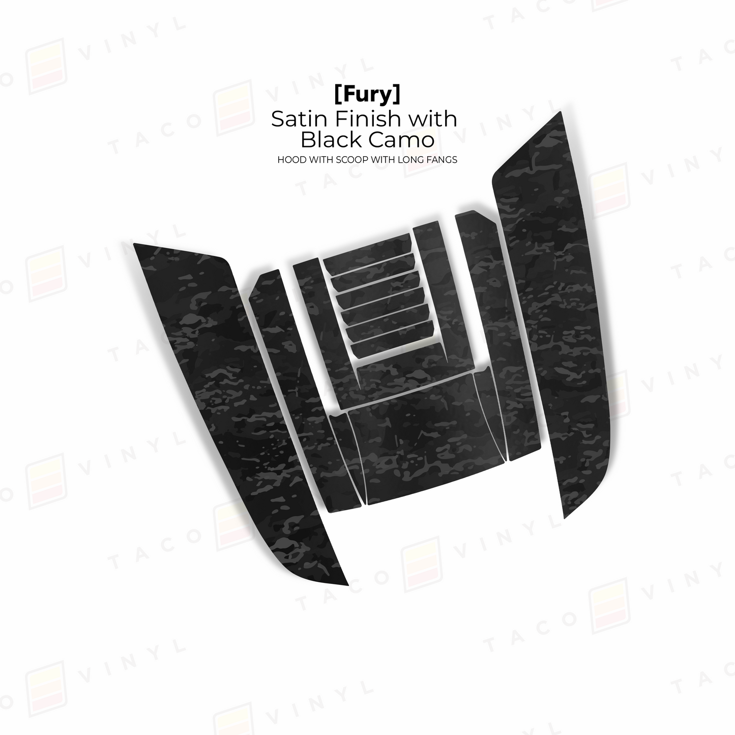 2024+ Tacoma/2025+ 4Runner Fury Hood Scoop Stamp