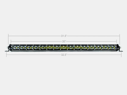 32" Slim Single Row LED Bar