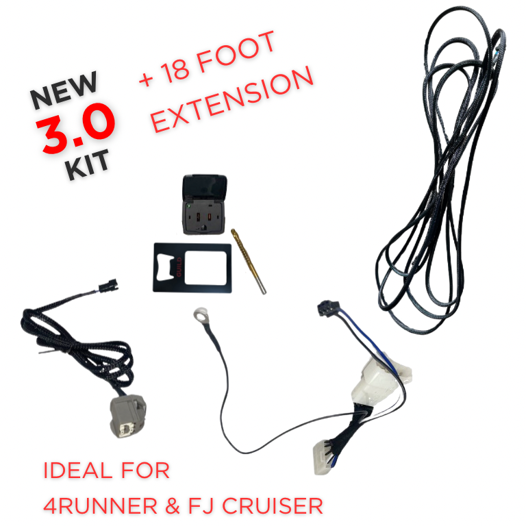 Toyota Outlet Upgrade Kit + 18 Foot Extension for 4Runner & FJ Cruiser