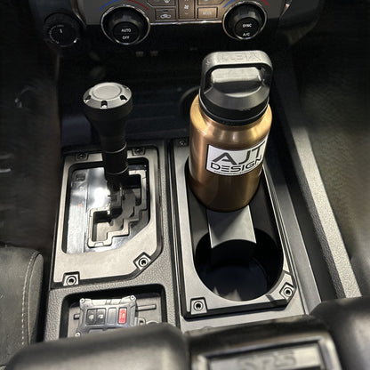 V2 Oversize Cup Holder + Shifter/Shift Gate Trim Rings (2014-2021 Tundra) - RED