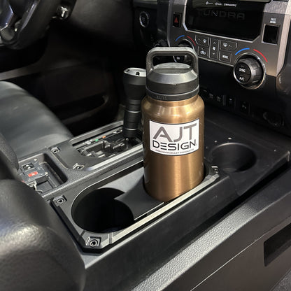 V2 Oversize Cup Holder + Shifter/Shift Gate Trim Rings (2014-2021 Tundra) - ARMY GREEN