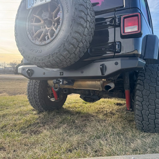 Gauntlet Series Rear Bumper for Jeep JL Wrangler (2018+)
