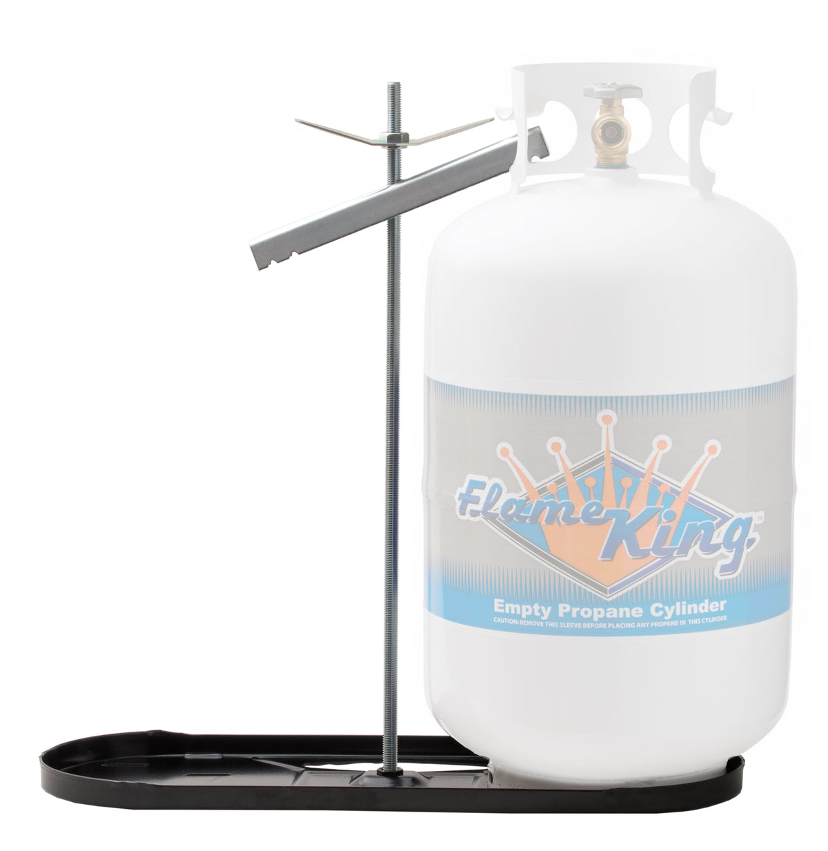 Flame King 30lb Rack for Dual Propane Tank RVs & Trailers