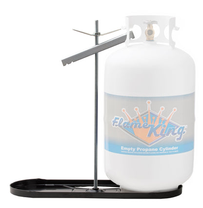 Flame King 30lb Rack for Dual Propane Tank RVs & Trailers