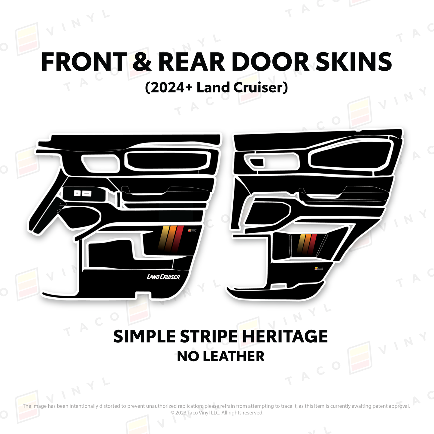 2025+ Land Cruiser 250 Door Skins