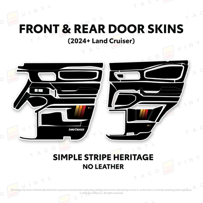 2025+ Land Cruiser 250 Door Skins