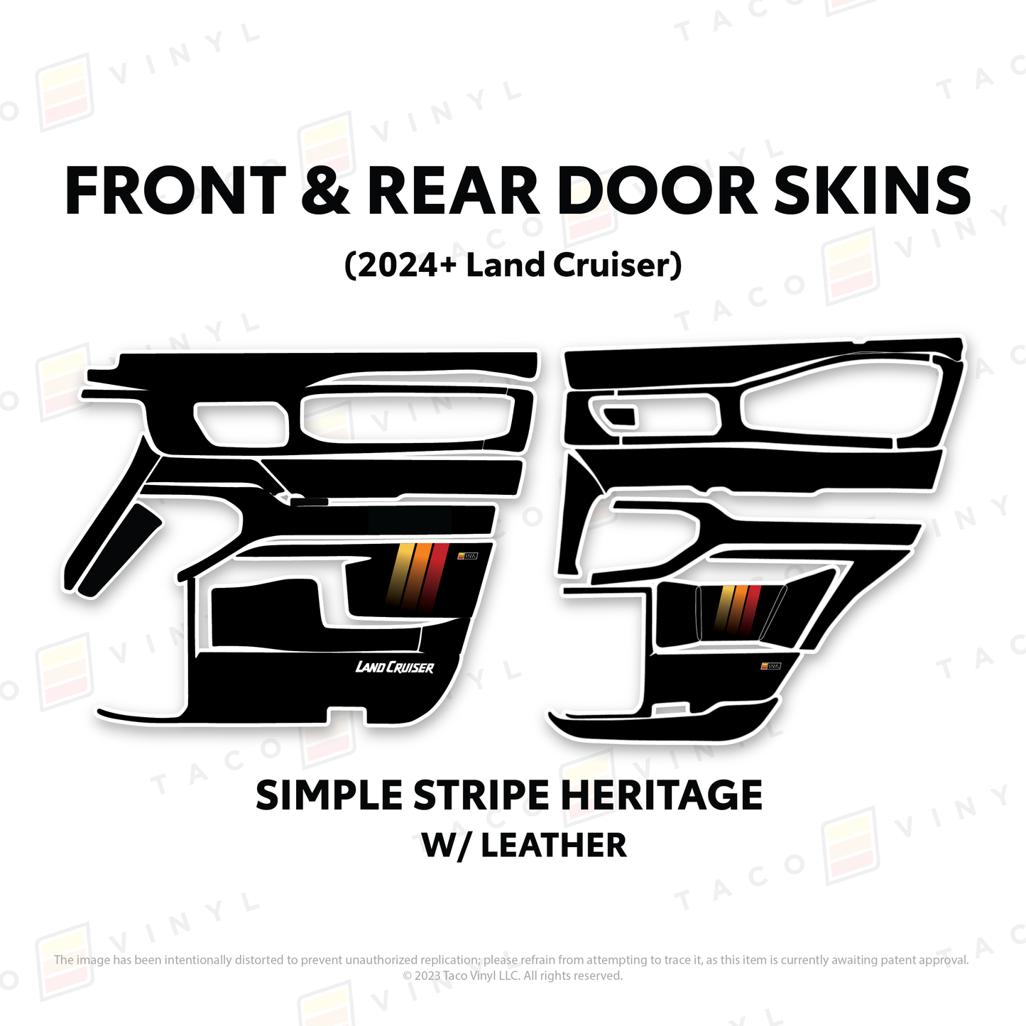 2025+ Land Cruiser 250 Door Skins
