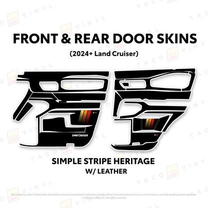 2025+ Land Cruiser 250 Door Skins