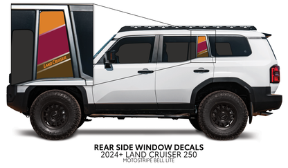 2024+ Land Cruiser 250 Rear Side Window Decal