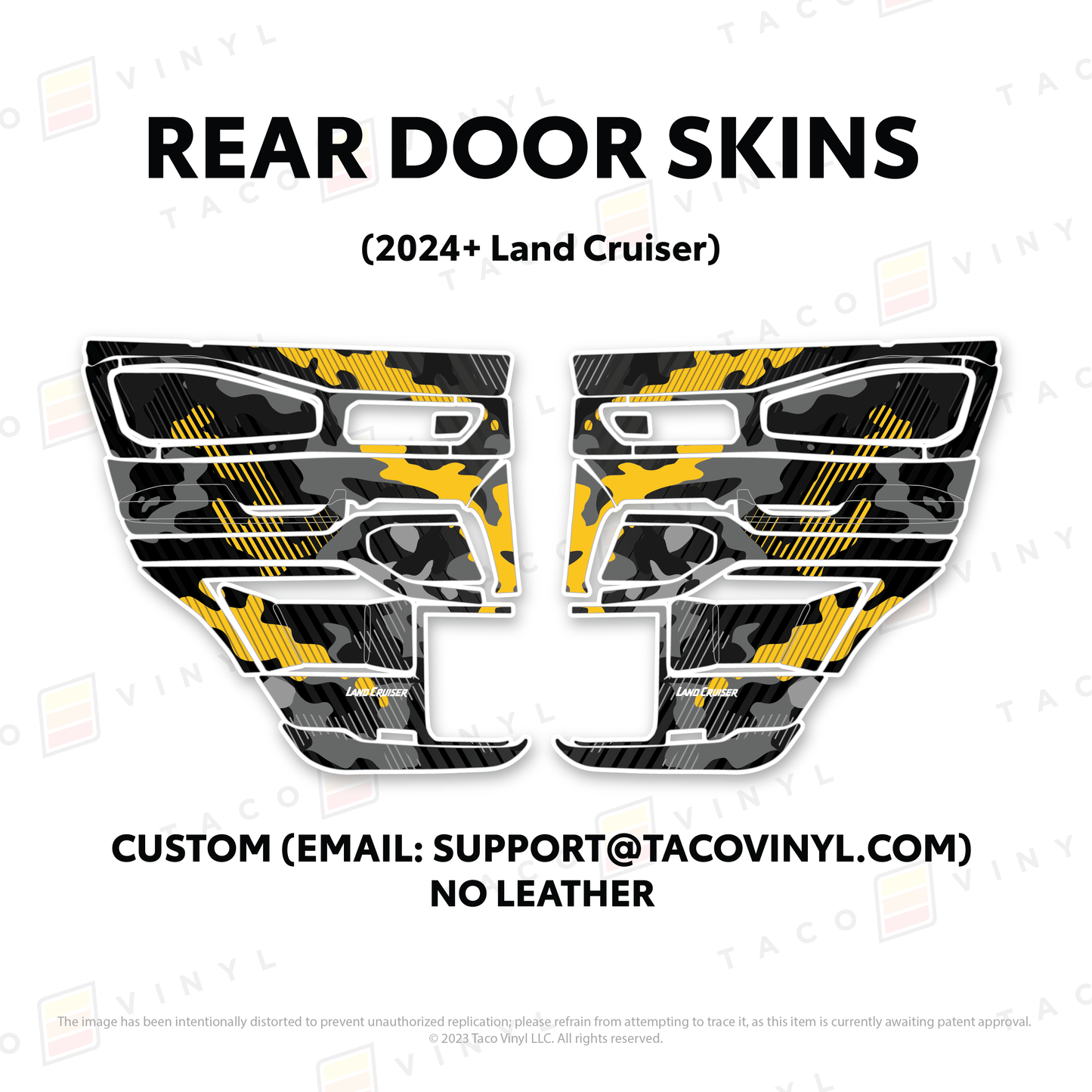 2025+ Land Cruiser 250 Door Skins