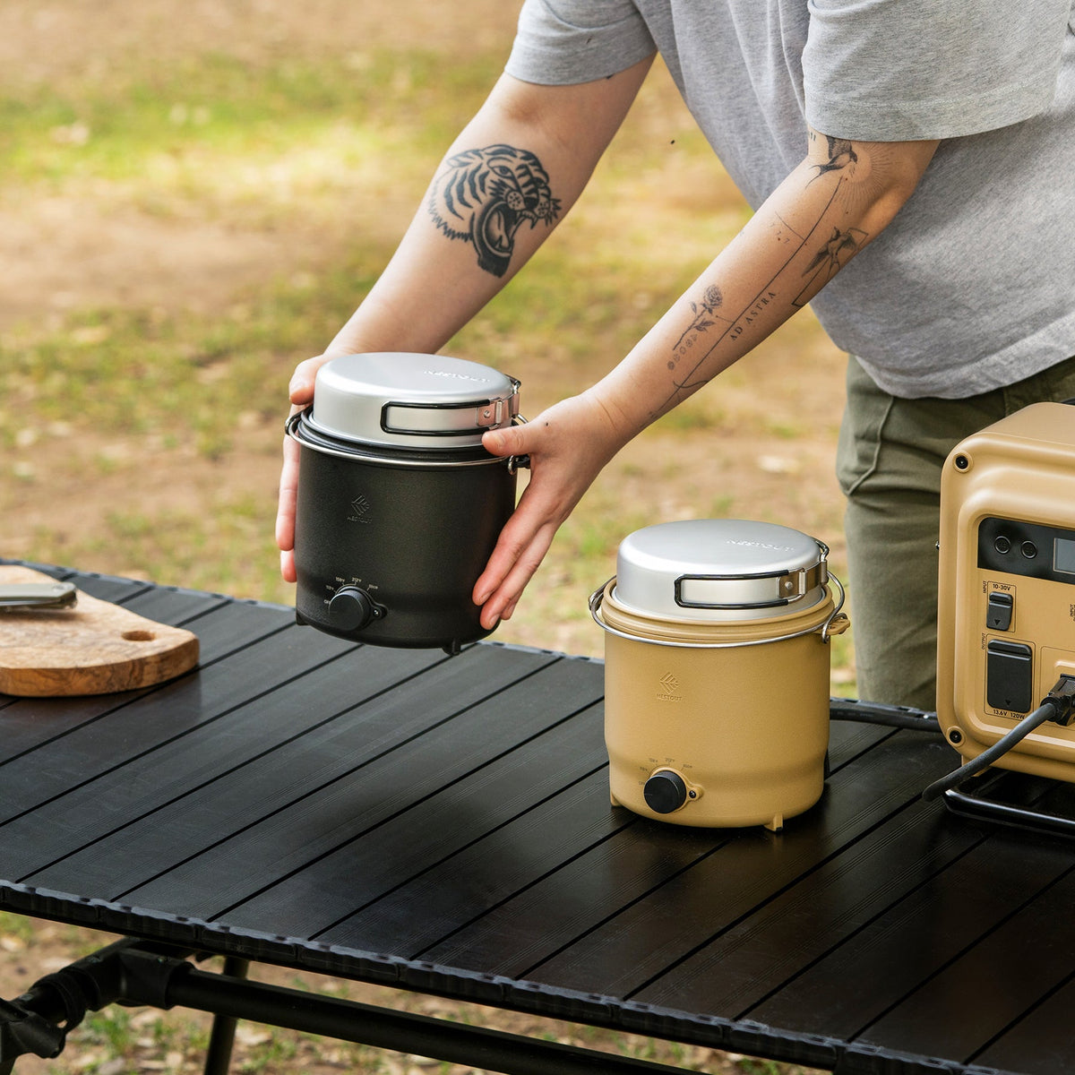 500W Portable Outdoor Cooker