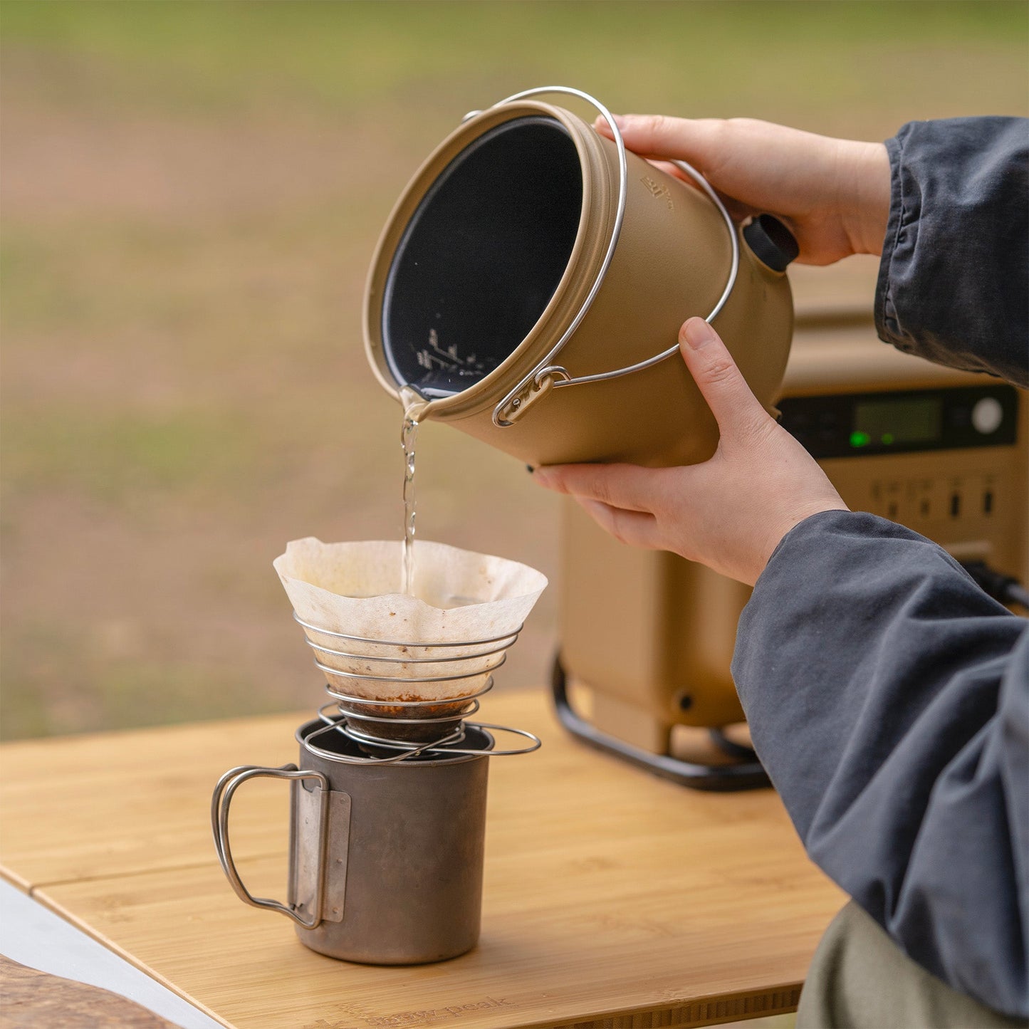 500W Portable Outdoor Cooker