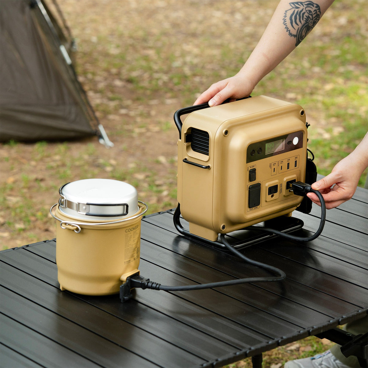 500W Portable Outdoor Cooker