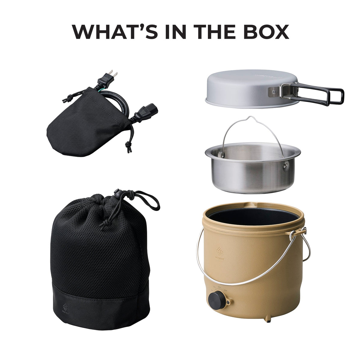 500W Portable Outdoor Cooker