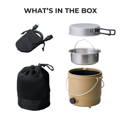 500W Portable Outdoor Cooker