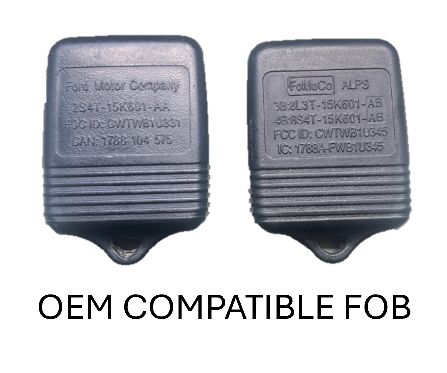 Injection Fob IF033 (Ford 4 Button) - RED