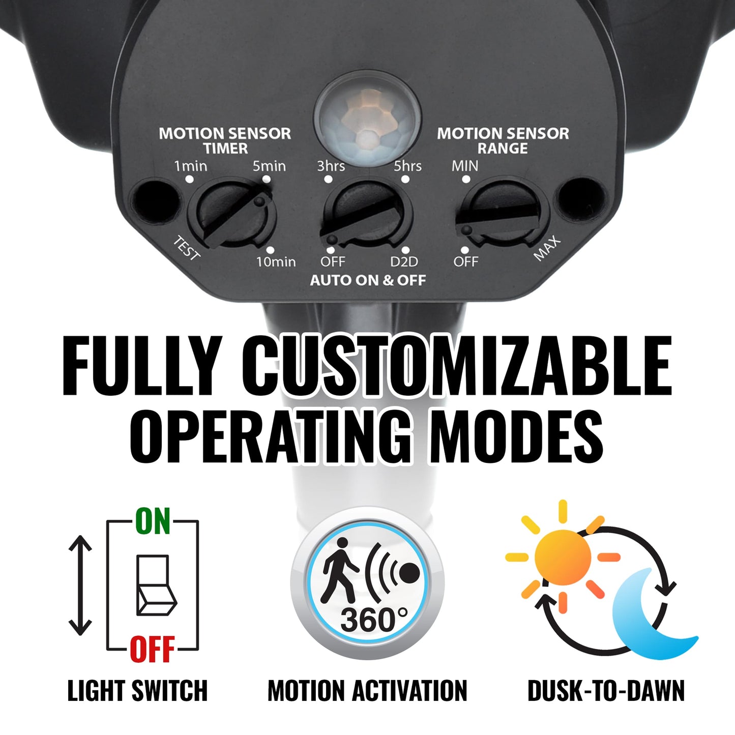 Outdoor Security Motion Yard Flood Light