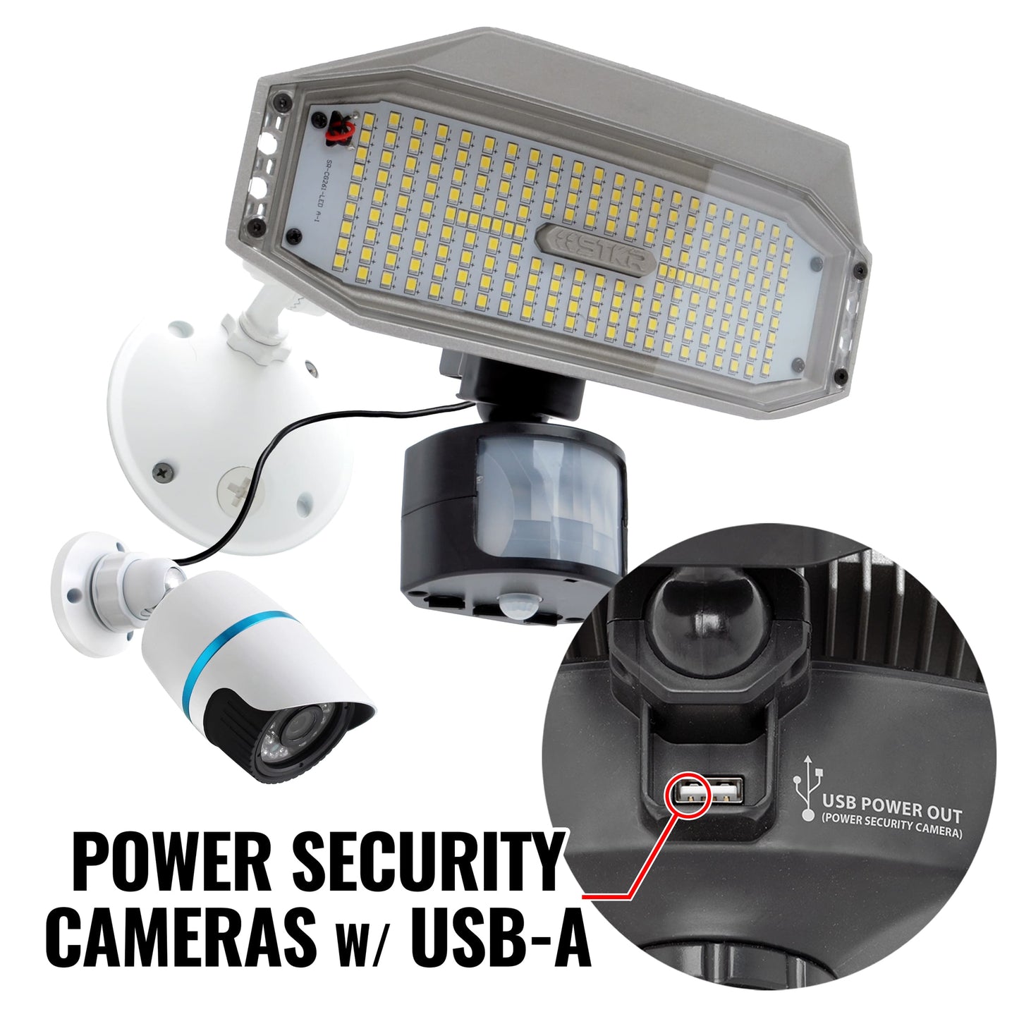 Outdoor Security Motion Yard Flood Light