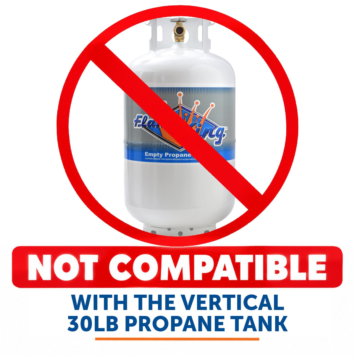 Flame King 30lb OPD Valve For Hog or Horizontal Propane Cylinder