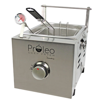 Flame King Proleo Portable Propane Deep Fryer