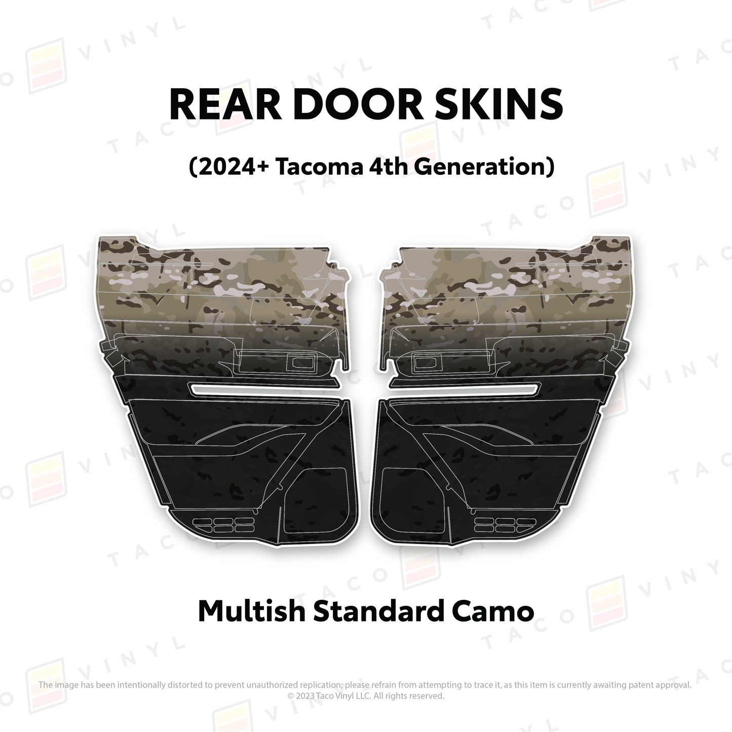 2024+ Tacoma Door Skins
