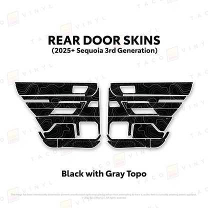 2023+ Sequoia Door Skins