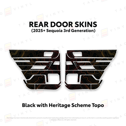 2023+ Sequoia Door Skins