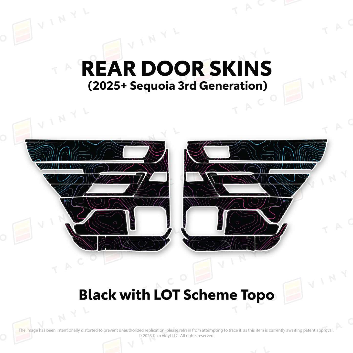 2023+ Sequoia Door Skins