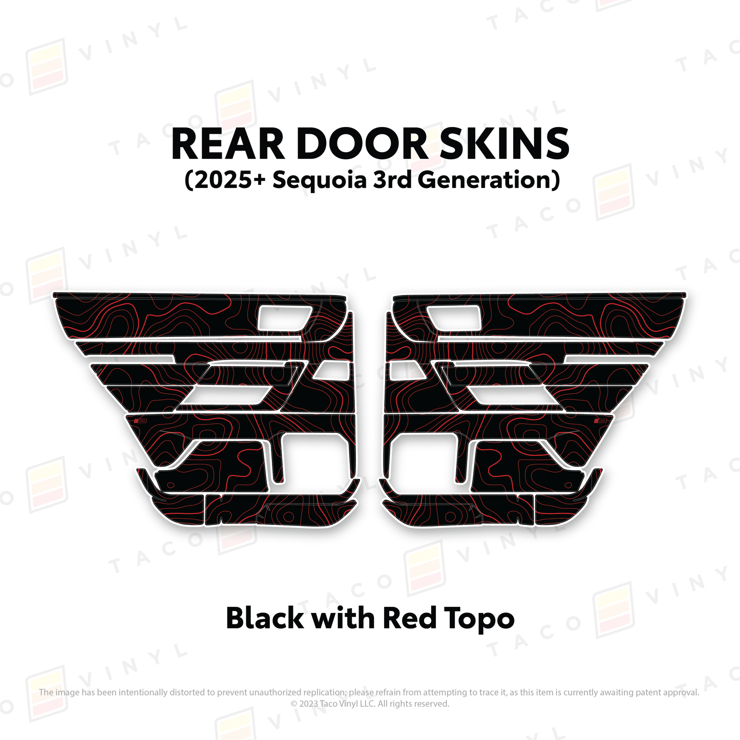 2023+ Sequoia Door Skins