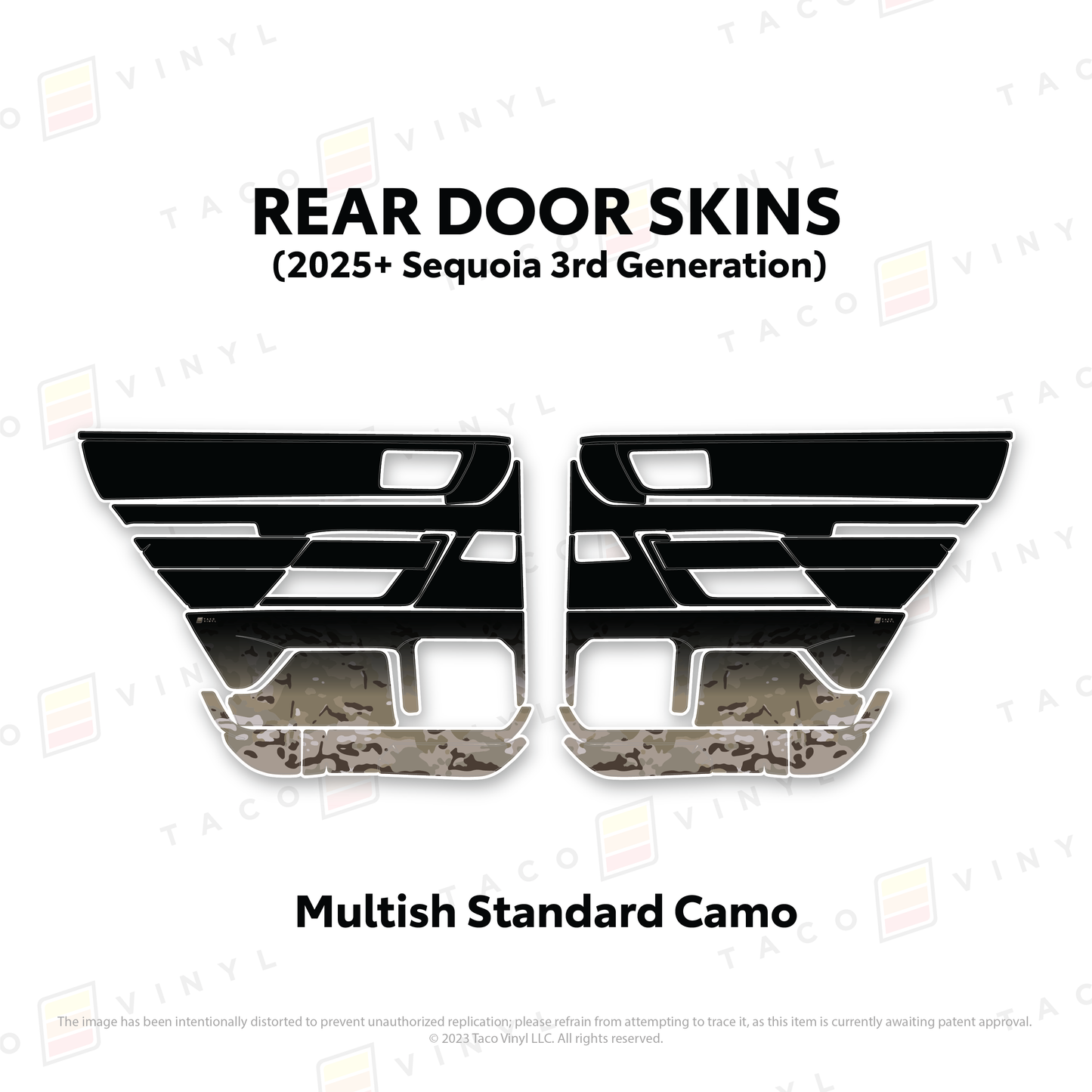 2023+ Sequoia Door Skins