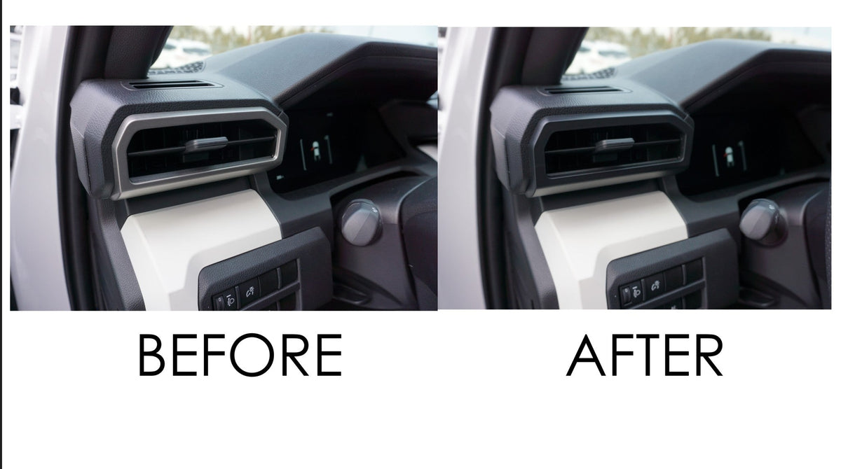VENT TRIM 2 PC SIDES (2024+ TACOMA / 2025+ 4RUNNER) - BLACK
