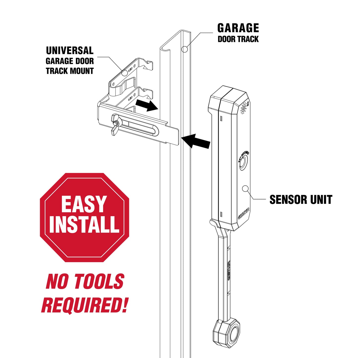 Adjustable Garage Side Parking Sensor