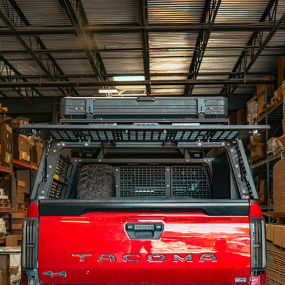 Overland Bed Rack Rear Hatch With Gas Struts for 2005+ Toyota Tacoma