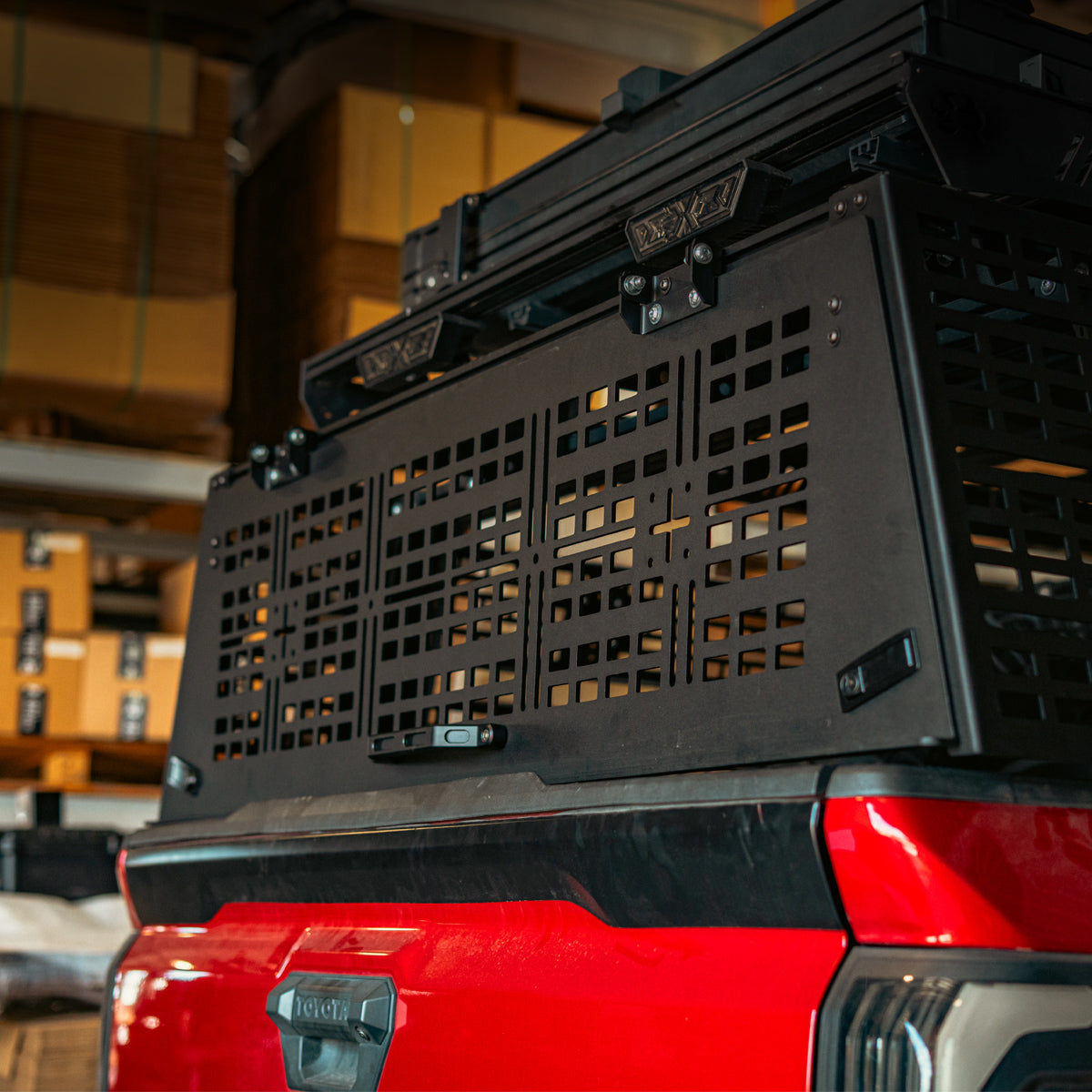 Overland Bed Rack Rear Hatch With Gas Struts for 2005+ Toyota Tacoma