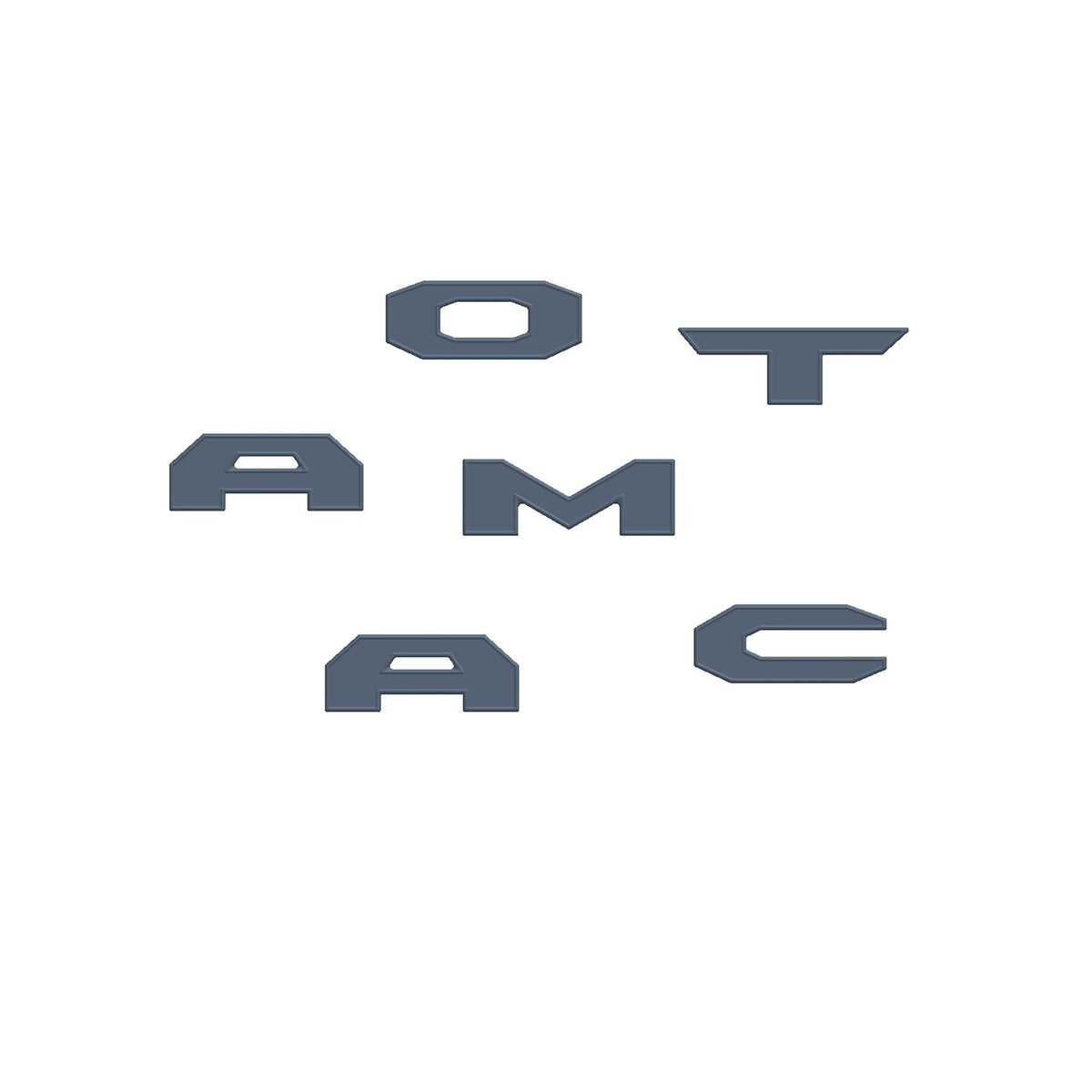 Glovebox Letters (2024+ Tacoma) - HERITAGE BLUE