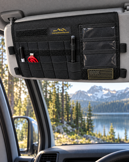 Sprinter Sun Visor Organizer with Mirror