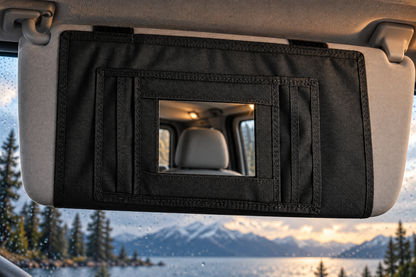 Sprinter Sun Visor Organizer with Mirror