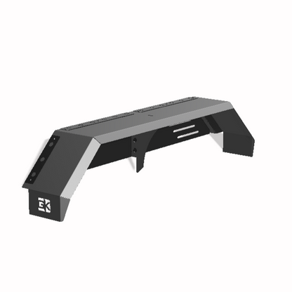 Heavy Duty Weld on DIY Drive Over Trailer Fender Kit Bare Steel - Pair