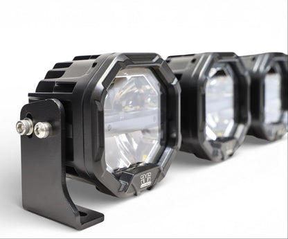 3 Light U-Con Interlocking Off Road LED Pod With Amber or White DRL Running Light