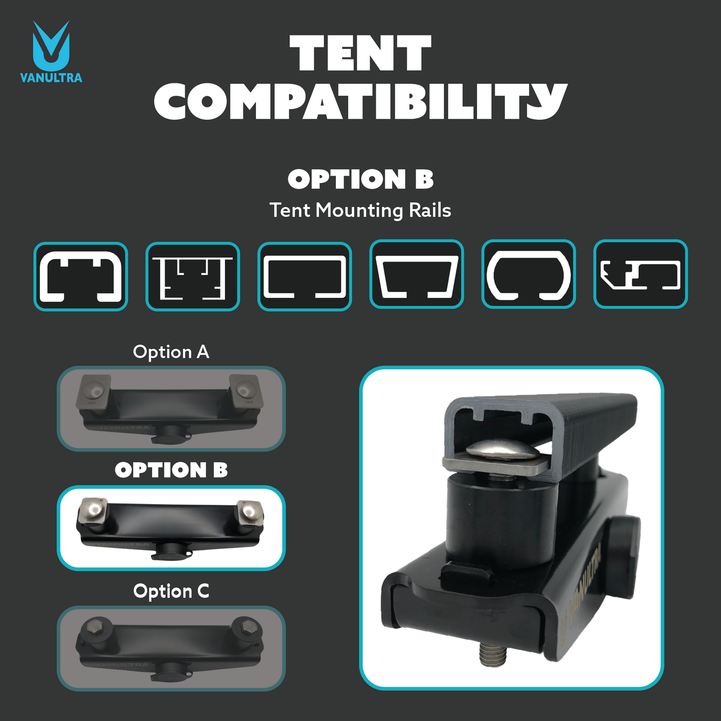 The Gatekeeper - Locking Tent Mount (Option A)
