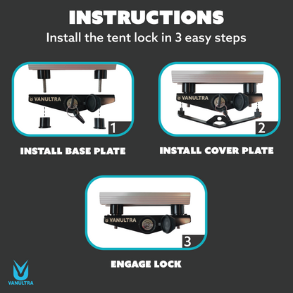 The Gatekeeper - Locking Tent Mount (Option A)