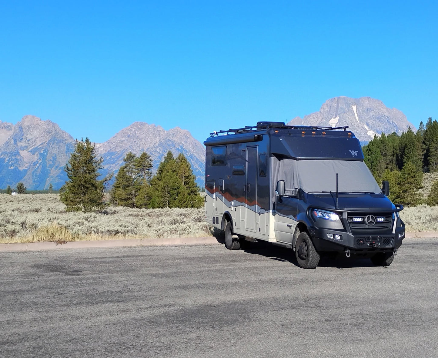 Van Outer Windshield Cover - Revel - Storyteller - Jayco - EKKO