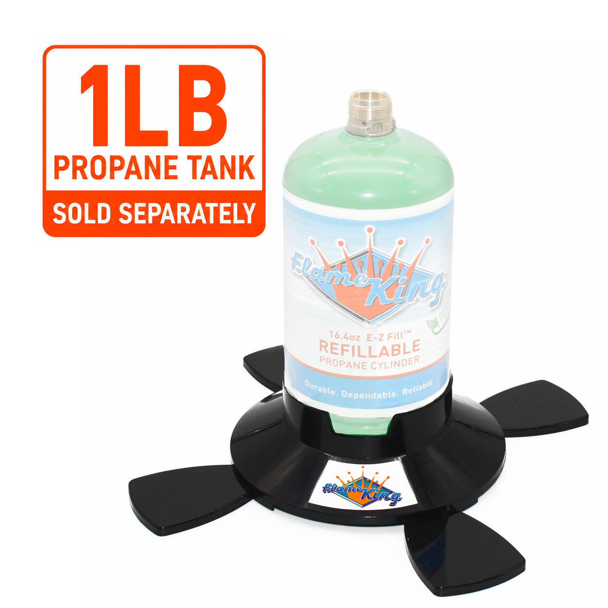 Flame King Base for 1lb Propane Cylinder