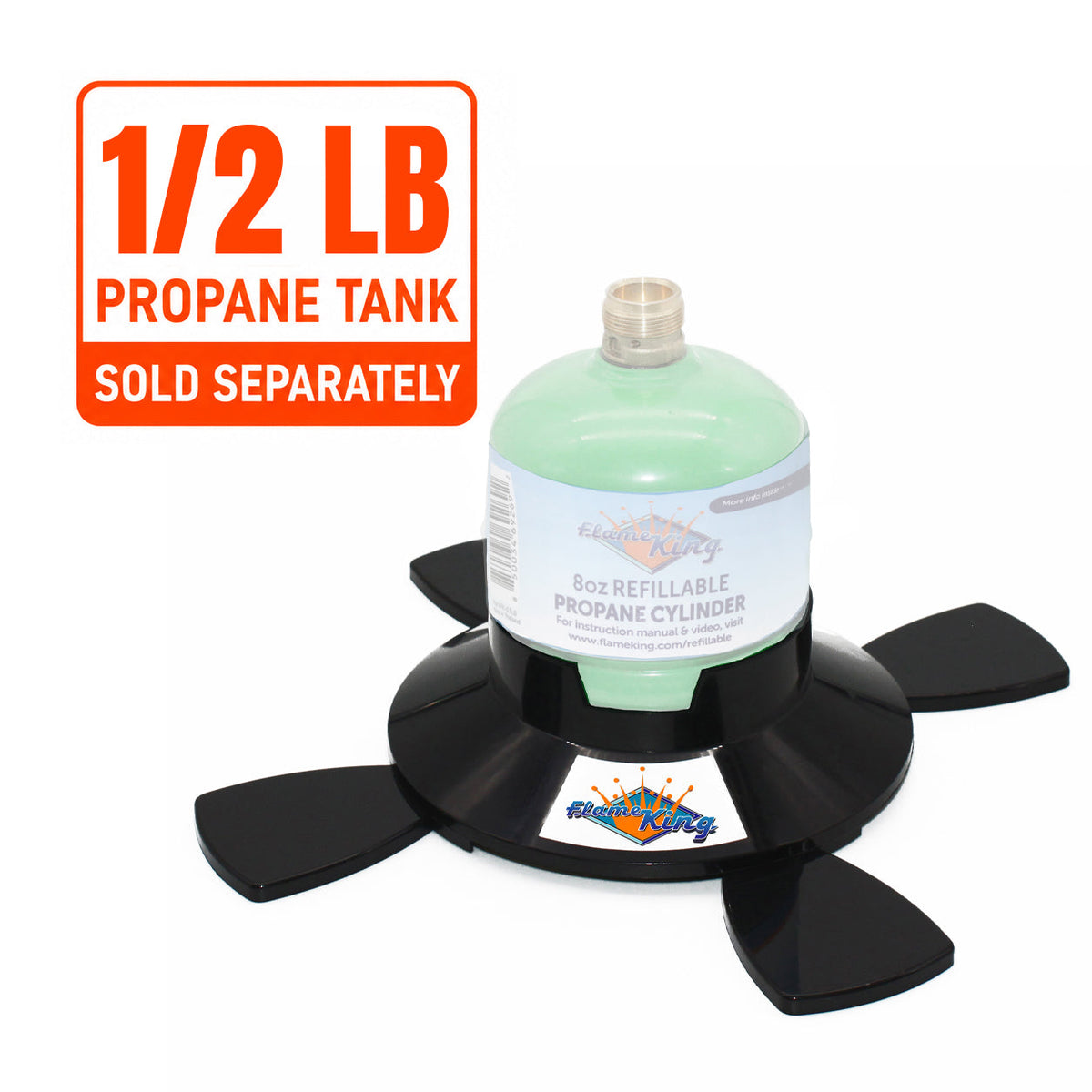 Flame King Base for 1lb Propane Cylinder