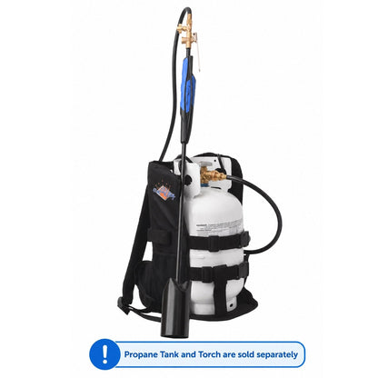 Flame King Propane Tank Backpack Carrier for 5lb or 10lb Cylinder For Weed Burner Torch