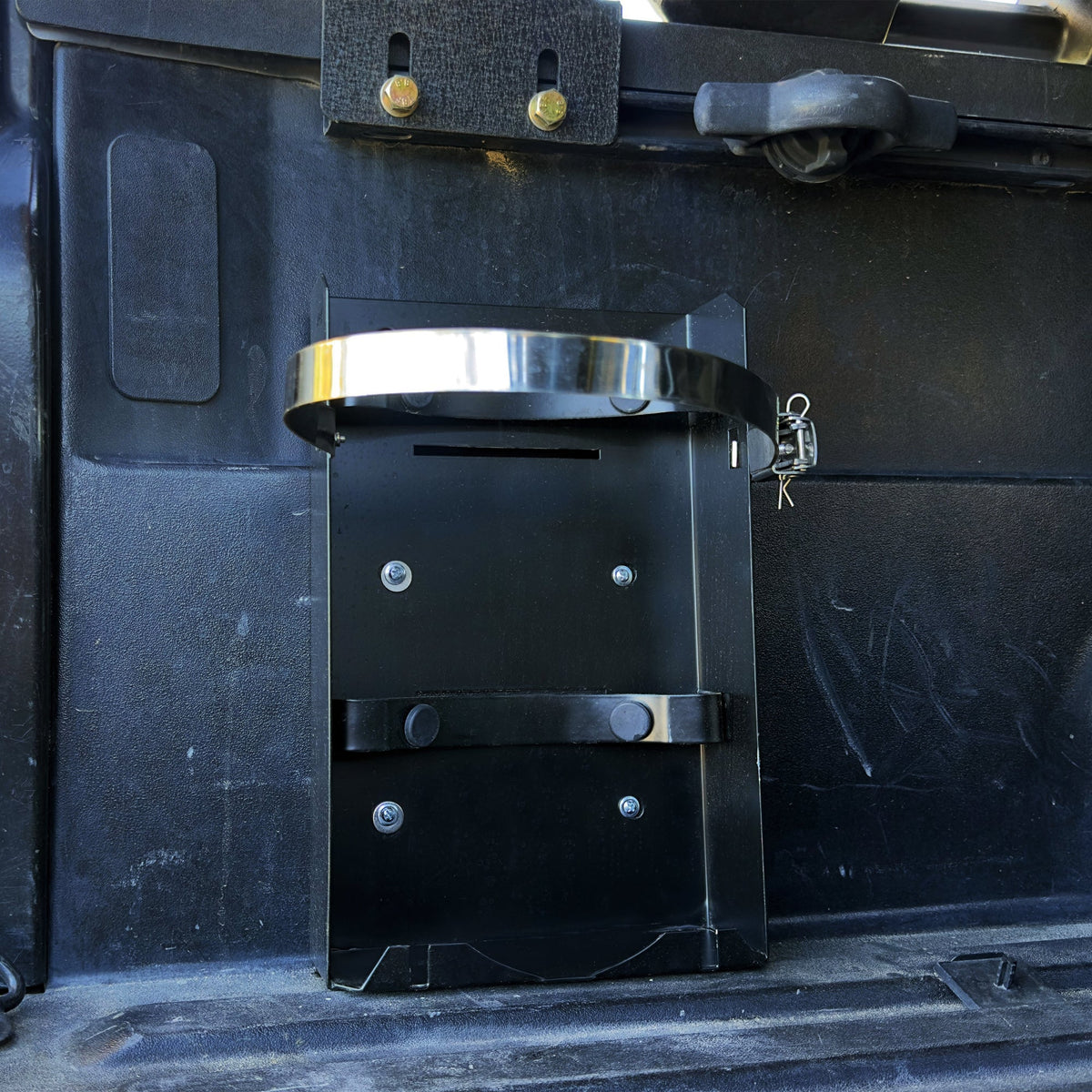 Flame King T-Racks 10lb Propane Tank Mounting Brackets Strap Campervan Overland Vehicles