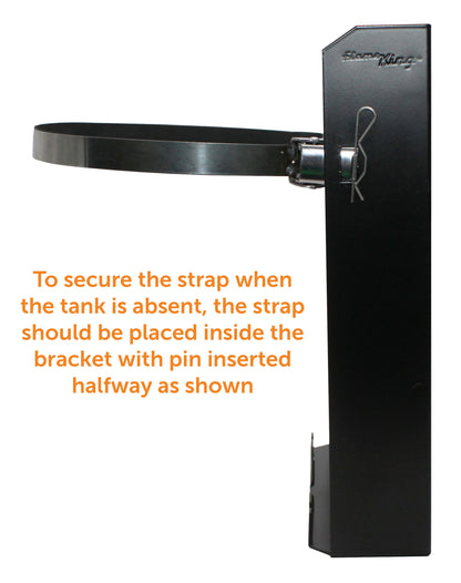 Flame King T-Racks 10lb Propane Tank Mounting Brackets Strap Campervan Overland Vehicles