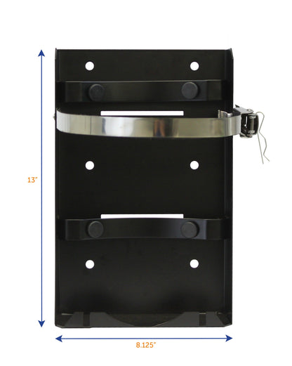 Flame King T-Racks 10lb Propane Tank Mounting Brackets Strap Campervan Overland Vehicles