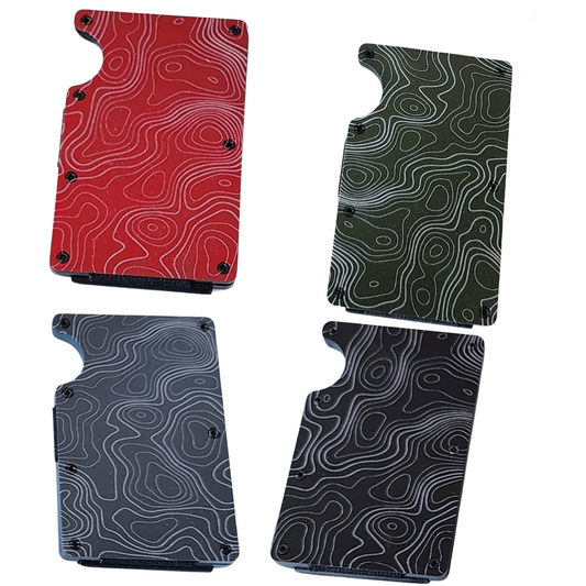 Aspire Topography Aluminum Wallet